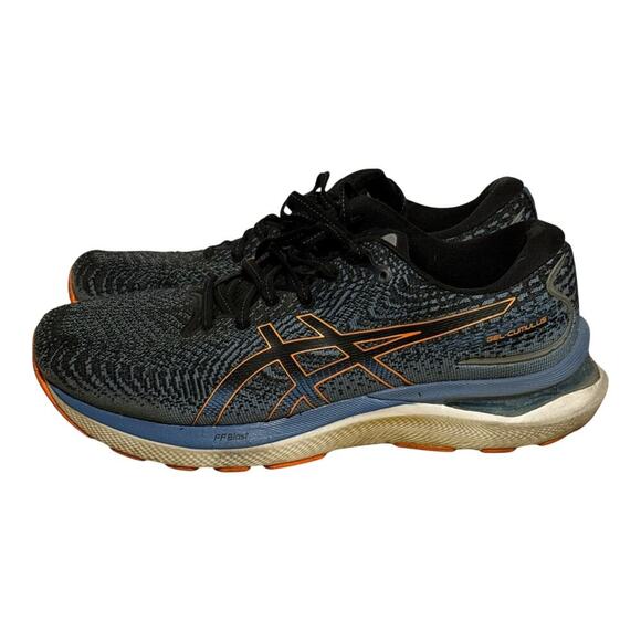 Asics Gel Cumulus 24 Blue Black Orange Women's Size 9 Running Sneakers FF Blast - Picture 4 of 8